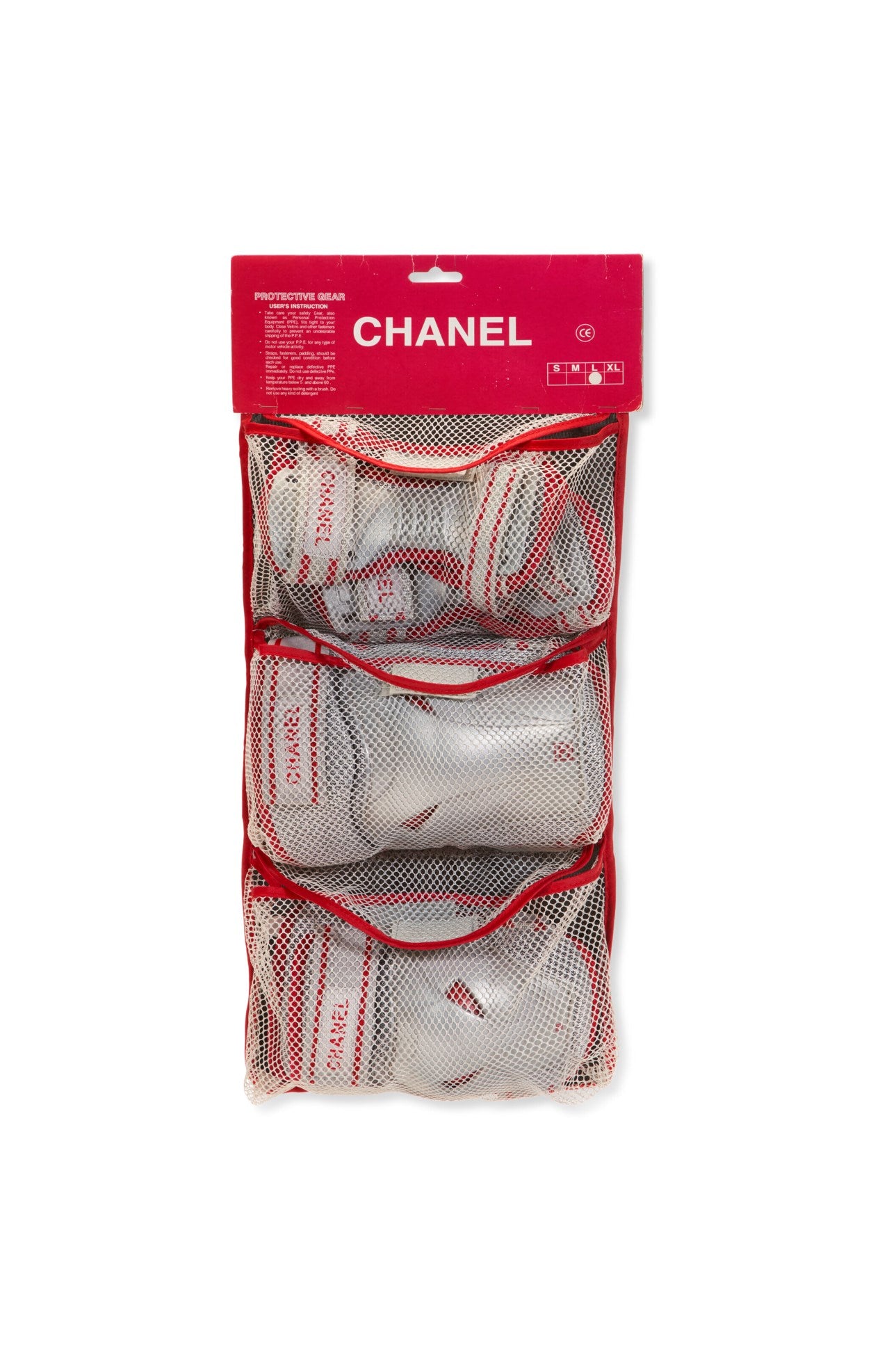 Andre Leon Talley Chanel Skateboarding pads