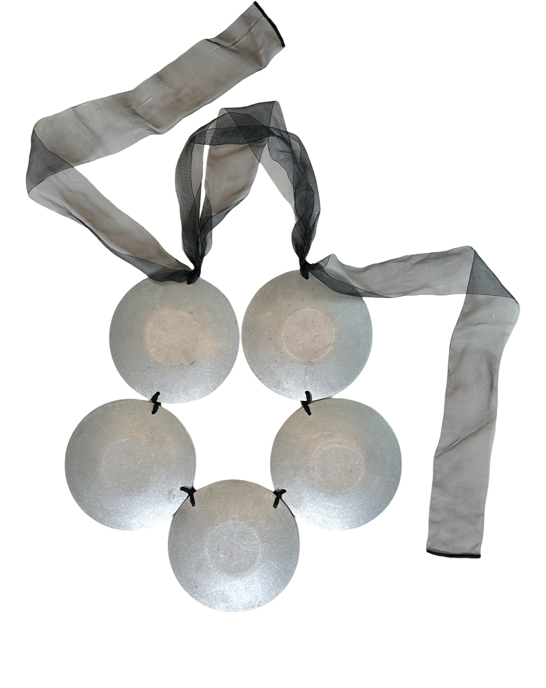 新品未使用　JUNYA WATANBE COMME de GARSONS Junya Watanabe x Comme des Garcons s/s 2016 metal disc necklace