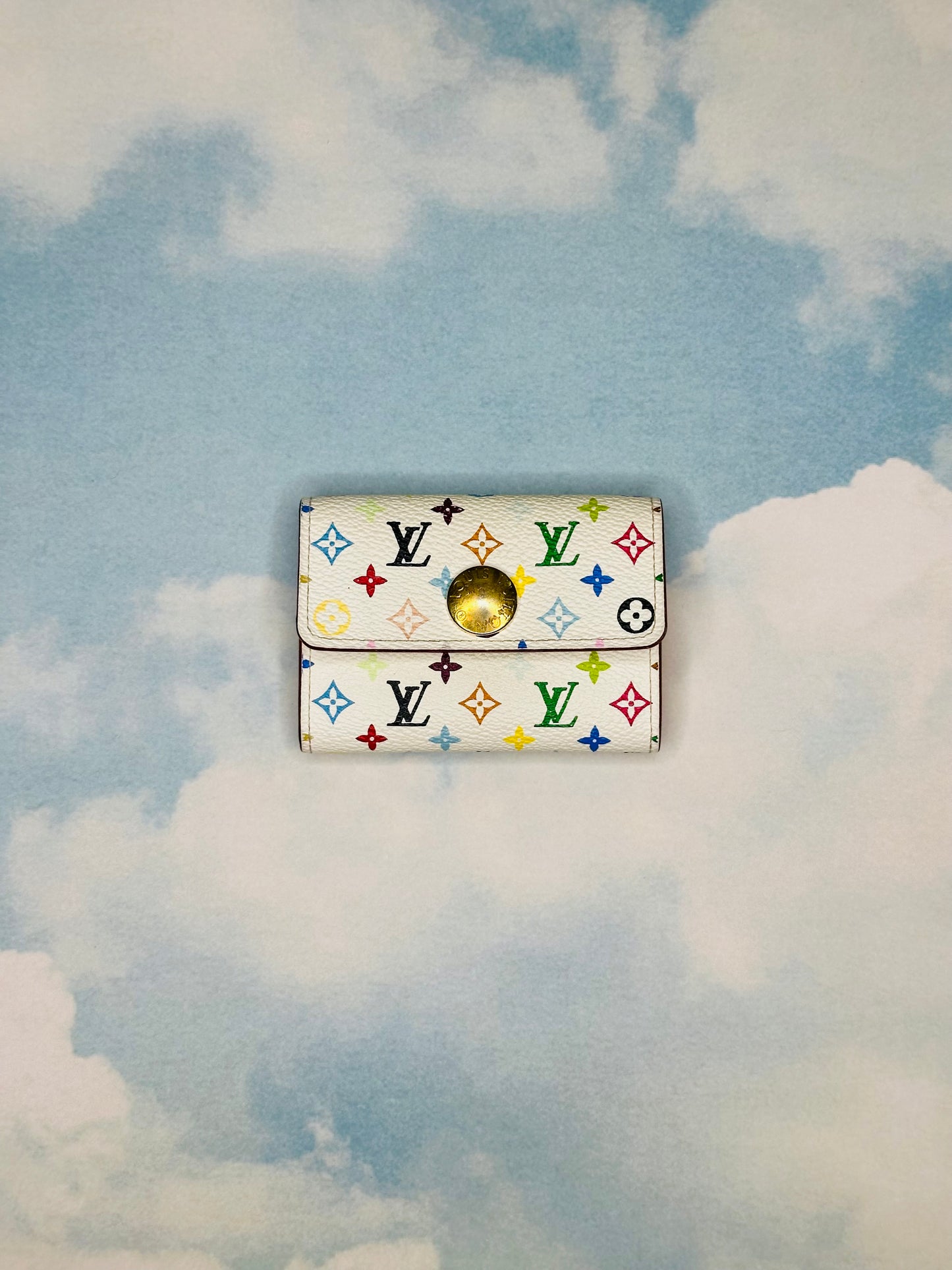 Louis Vuitton x Takashi Murakami coin purse / card holder