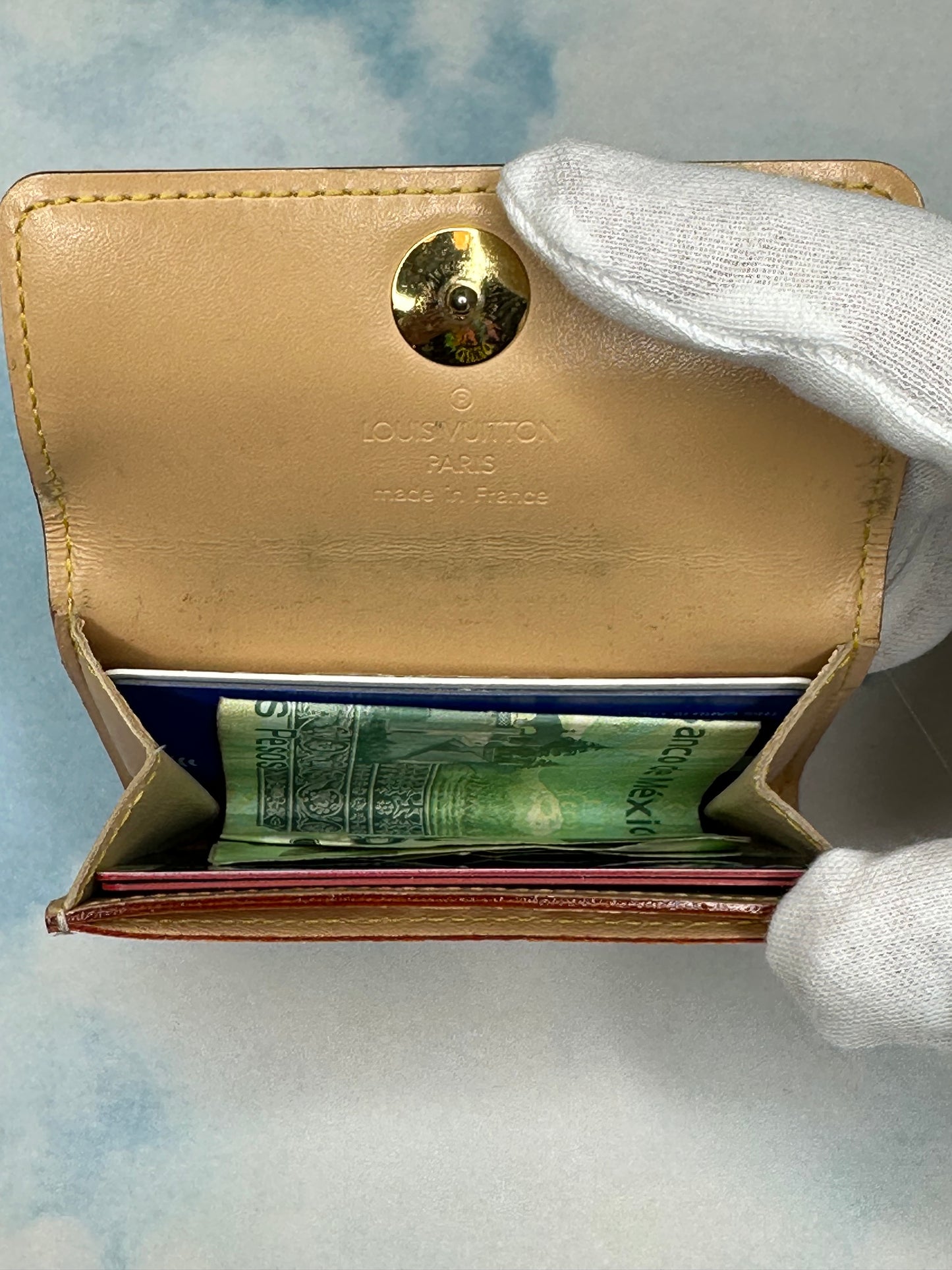 Louis Vuitton x Takashi Murakami coin purse / card holder